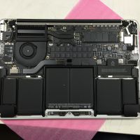 MacBookProRetina 13インチ水没修理